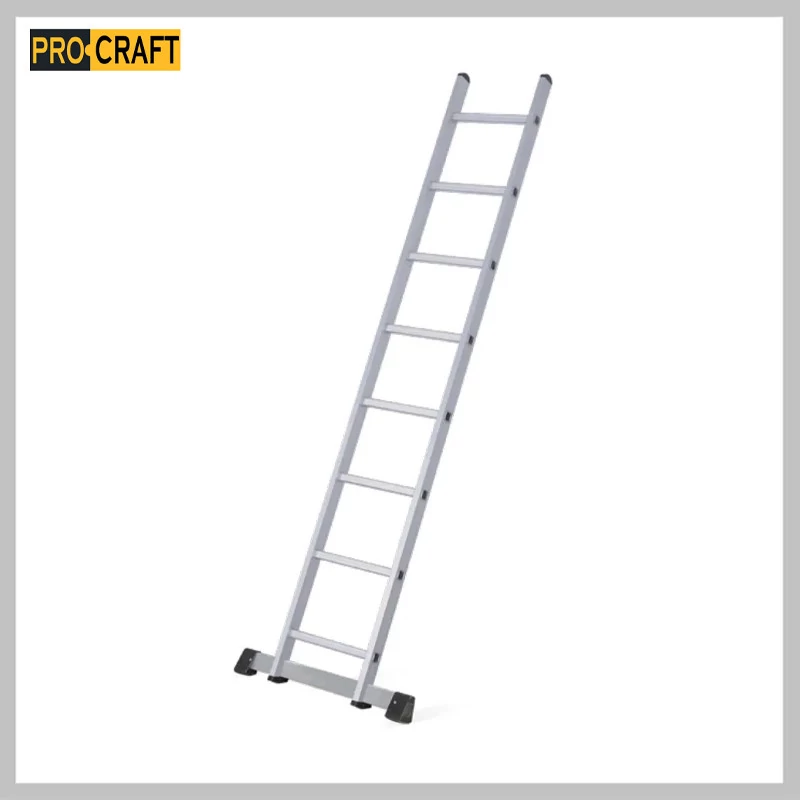 PROCRAFT hliníkový jednodílný žebřík 202cm 1x8 PLA1.202