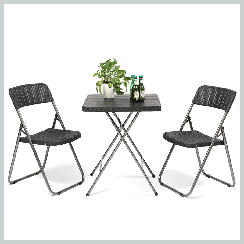 Bistro set 3v1 – stůl + 2 ratanové židle SC07