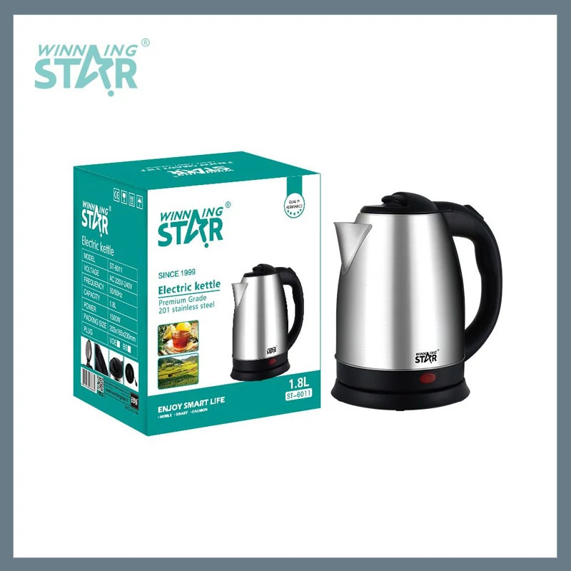Winning Star Nerezová elektrická konvice 1,8 l ST-6011