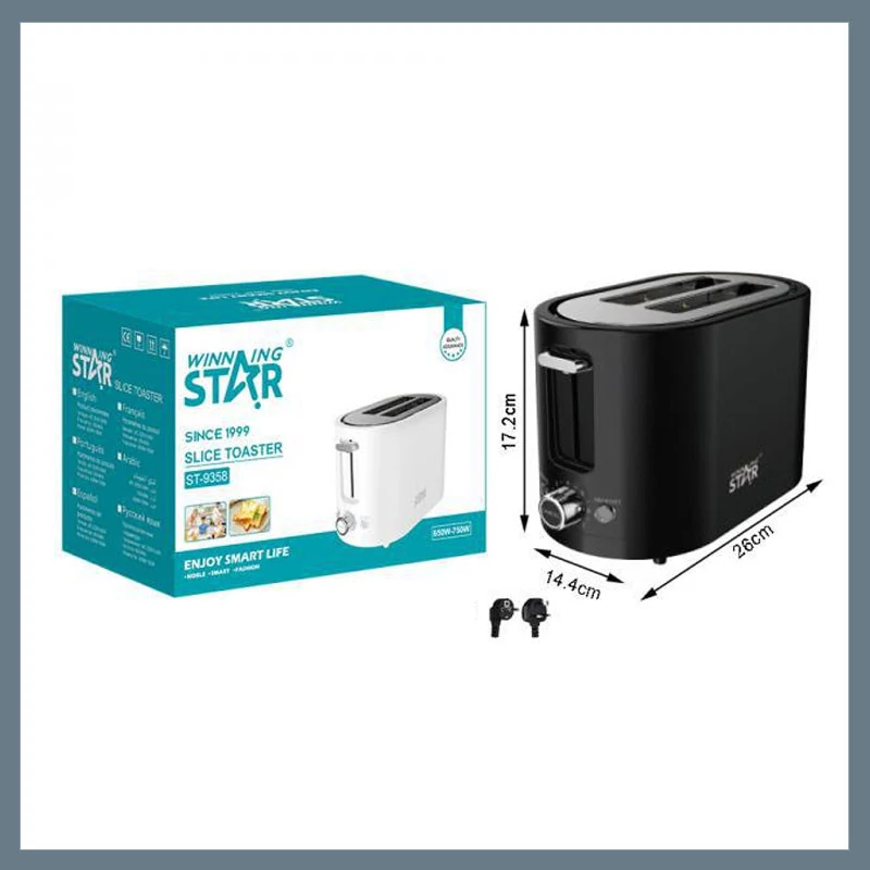 Winning Star toustovač na 2 plátky 750W ST-9358