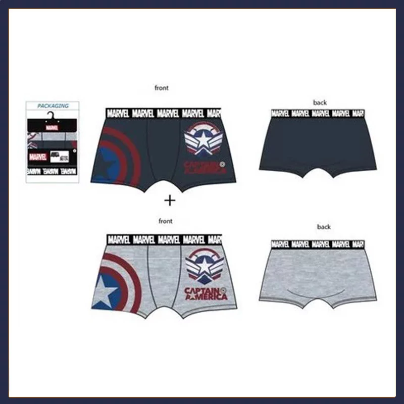 Marvel, Captain America pánské boxerky 2 kusy/balení SVH3537