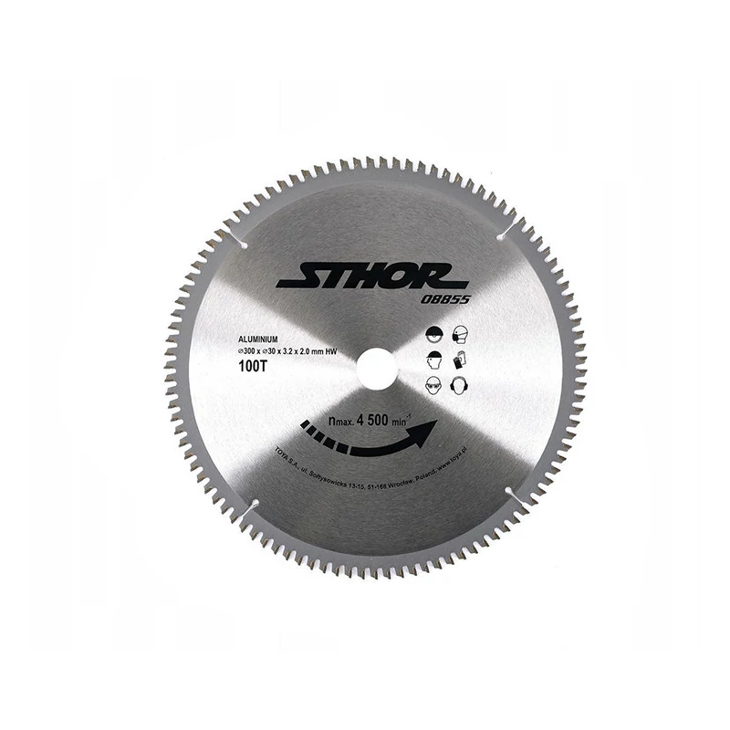 STHOR Pilový kotouč na hliník 300 x 30 x 2,0 mm / 100T TO-08855