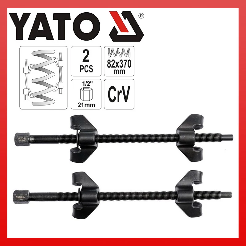 YATO Stahovák pružin 82 x 370 mm, sada 2 ks YT-2544