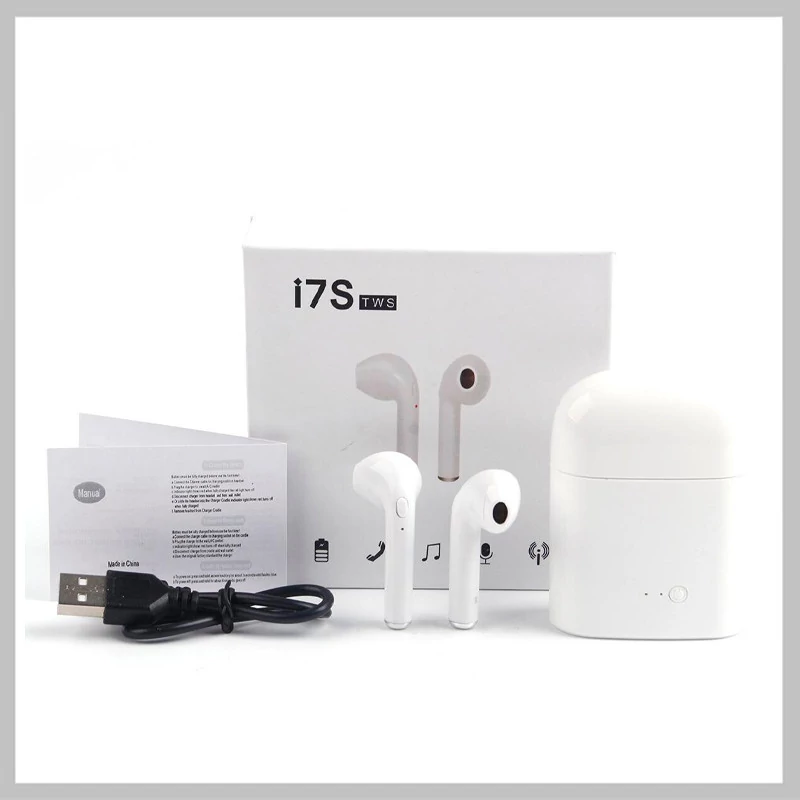 I7S TWS bezdrátová Bluetooth sluchátka s nabíjecím pouzdrem abc1335