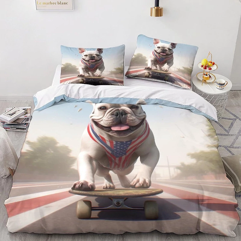 Kvalitní ložní prádlo Happy Dogs 6 G-04, 7 kusů