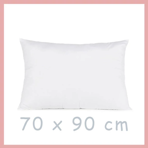 Bílý polštář 70 cm x 90 cm
