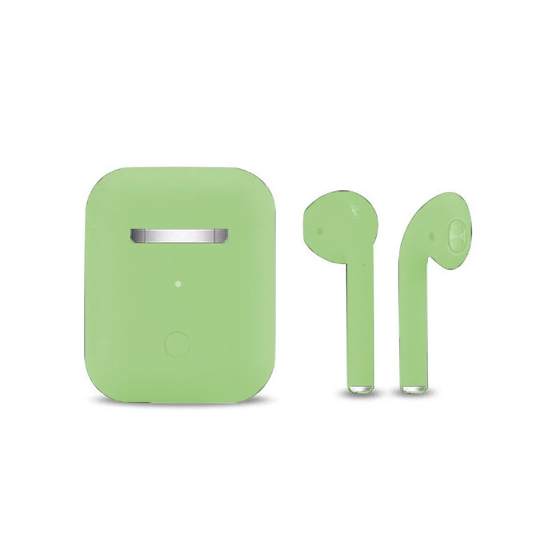 Inpods 12 Macaron Green - s jemným dotykovým ovládáním, matný povrch holm3141