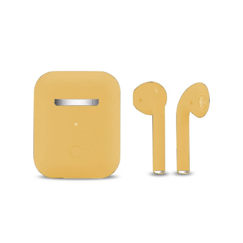 Inpods 12 Macaron Yellow - s měkkým dotykovým ovládáním, matný povrch holm3142