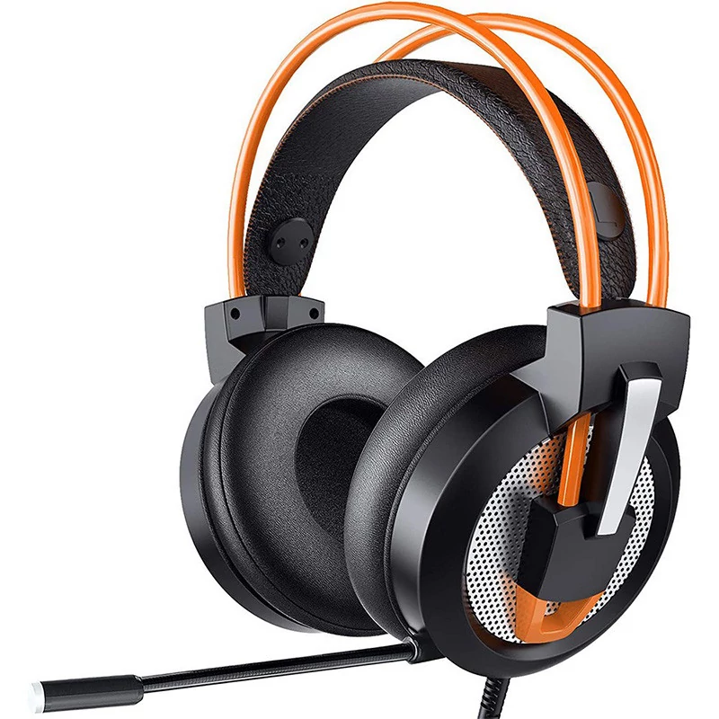 Oranžová sluchátka Amaz Z11 holm3777