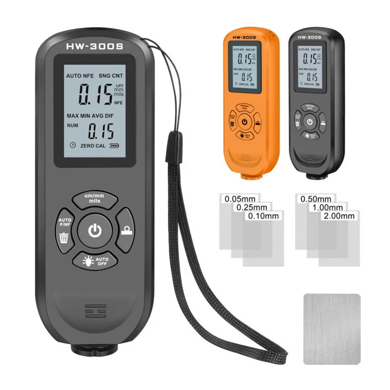 HW 300 Digitální tloušťkoměr, tloušťkoměr barvy holm9873