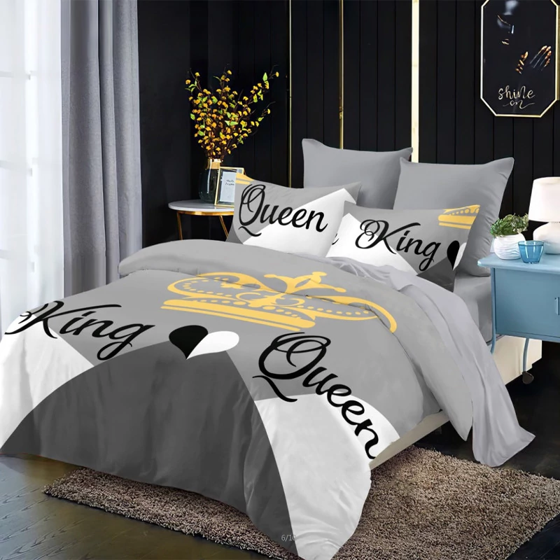 7-dílné hrubé povlečení King & Queen 8