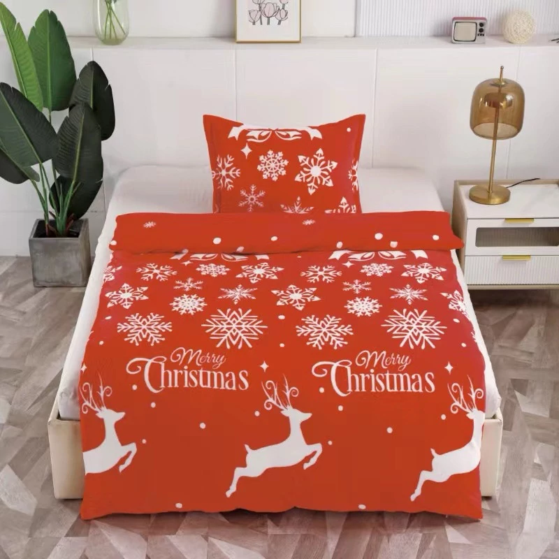 MERRY CHRISTMAS Vánoční mikroplyšová deka 180 x 200 merrychristmas180