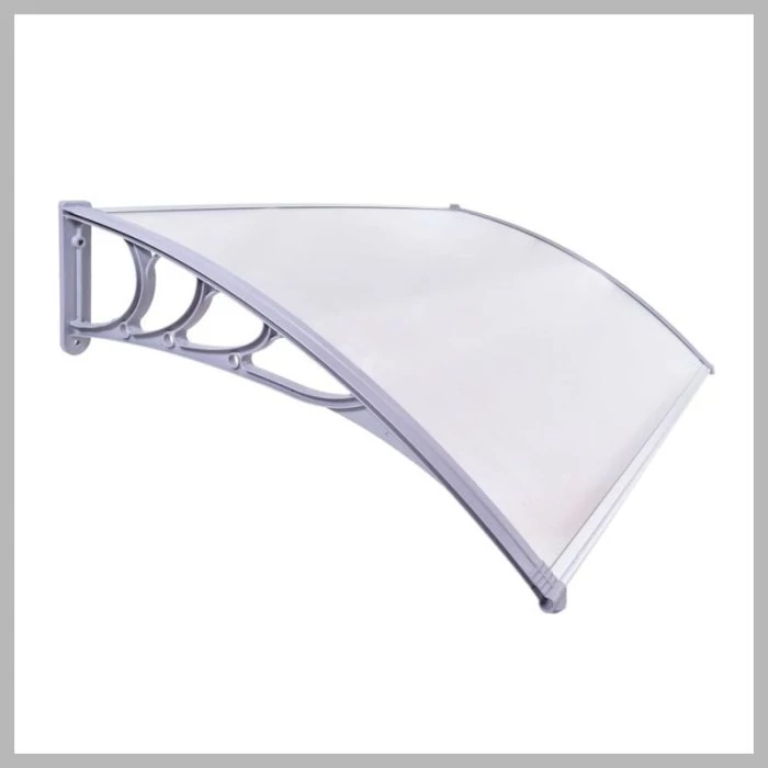 Předstřešní kryt 100 × 150 cm, průhledný polykarbonát AWN100150G