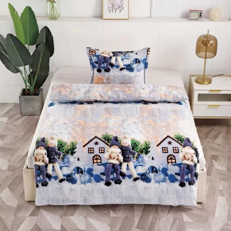 ZIMNÍ vánoční mikroplyšová deka 150 x 200 winter150