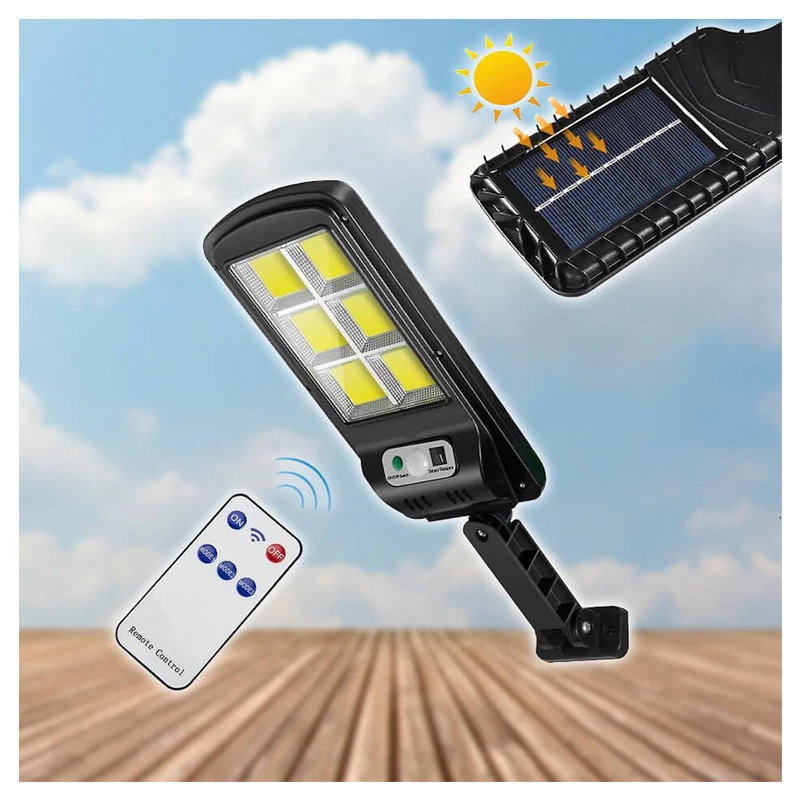 SOLÁRNÍ LED LAMPA WORTH AIR 120W S SENZOREM POHYBU A SVĚTLA